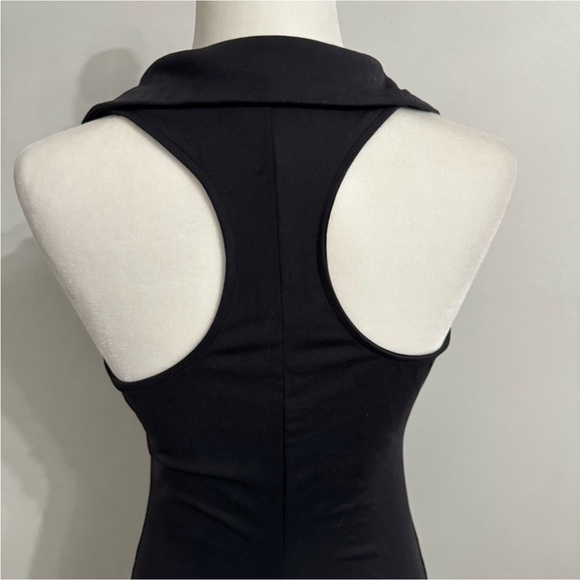 ALO YOGA Black Sleeveless Collared Charmed Tennis Athletic Dress Size X-small - Picture 11 of 16